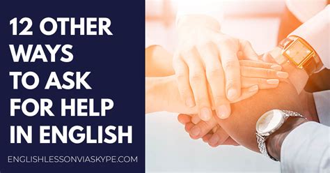 12 Other Ways To Ask For Help In English Learn English With Harry 👴