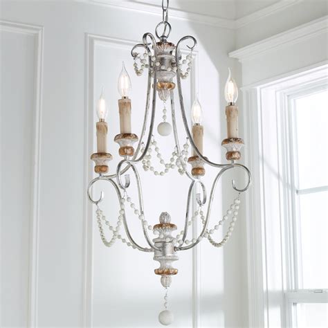 Draped Boho Glam Chandelier 4 Light Shades Of Light