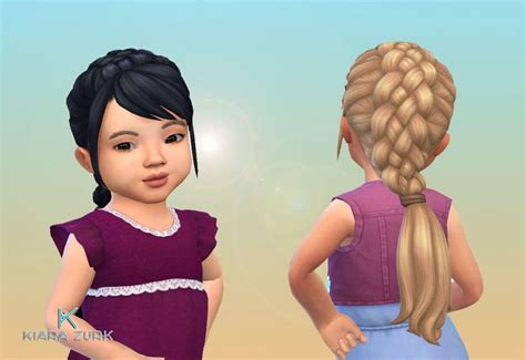 Sims 4 Maxis Match Hair Braids Tricksgeser