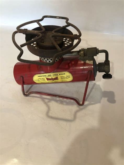Vintage Bernz O Matic Propane Gas Cook Stove Model Tx 500 Antique