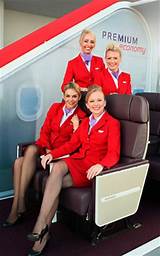Images of Virgin Airlines Flight Attendant