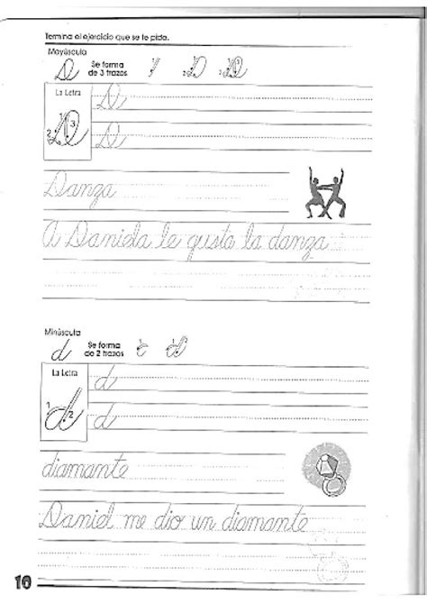 Cuadernillo Para Mejorar La Letra Preescolar E Inicial Drawing Reverasite