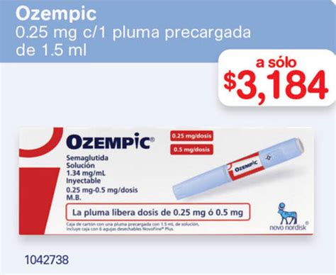 Ozempic Mg C Pluma Precargada De Ml Oferta En Farmacias Benavides