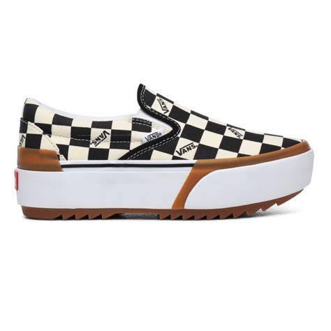 Vans Classic Slip On Stacked Checkerboard Multi Color Vn0a4tzvvlv