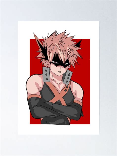 Kacchan Poster For Sale By Jessislame Redbubble