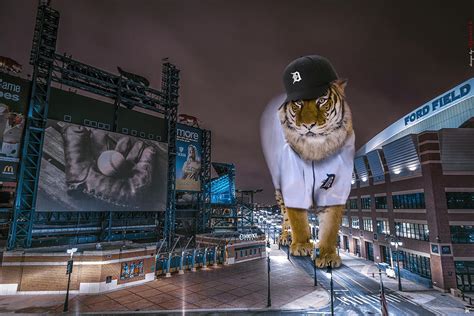 Detroit Tigers At Comerica Park Photograph By Nicholas Grunas Fine