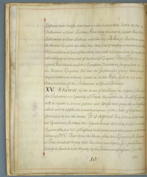 Articles Of The Act Of Union 1707 Scotlandspeople