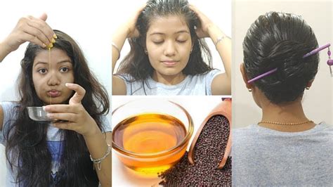 To see the best results, start by using this oil once a week before applying shampoo and conditioner as usual. How To Apply Hair Oil Properly | Mustard Oil Heavy Oiling ...