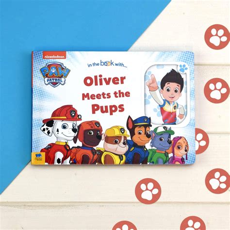 Personalised Paw Patrol Book Meet The Pups Board Book Add Etsy