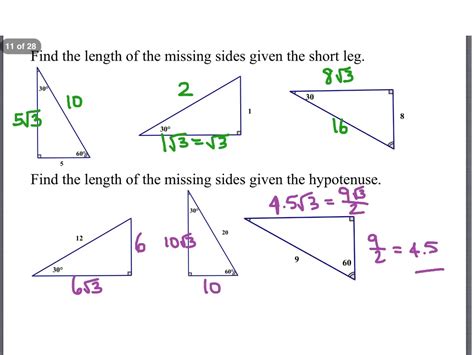 Given a right triangle abc. 8 3 Practice Special Right Triangles Answers - cloudshareinfo