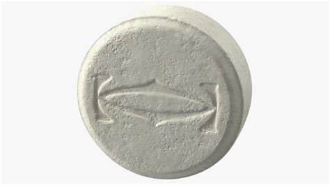 Ecstasy Molly Drug Pill White 3d Model Cgtrader