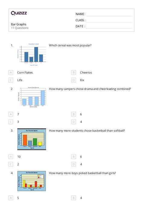 50 Scaled Bar Graphs Worksheets For 1st Grade On Quizizz Free