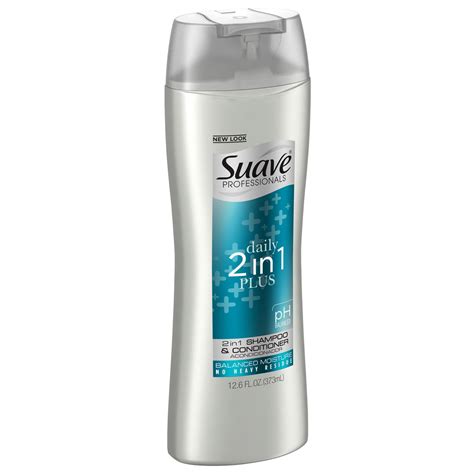 Suave Professionals Plus 2 In 1 Shampoo And Conditioner 126 Oz 2 In 1