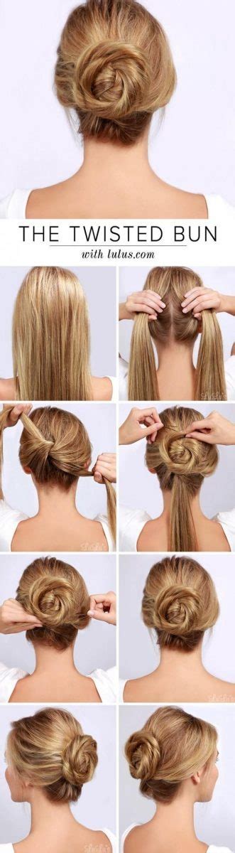 14 Simple Hair Bun Tutorial To Keep You Look Chic In Lazy Days Heading
