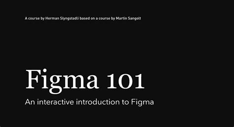 Figma 101 Figma