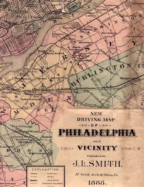 Early Road Maps Of Pennsylvania