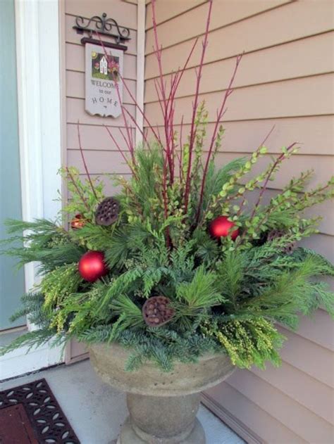 Splendid Outdoor Planter Ideas Beautiful Home Winter Season 16
