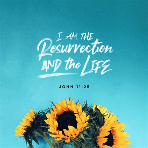 John 1125 26 Jesus Said To Her “i Am The Resurrection And The Life