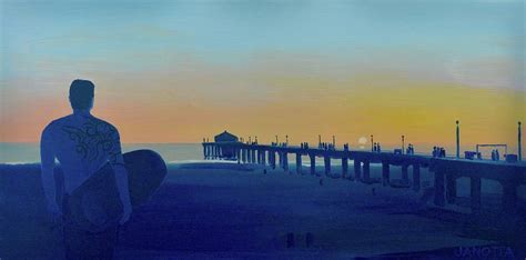 Manhattan Beach Pier 7 Painting By Danny Janotta Fine Art America