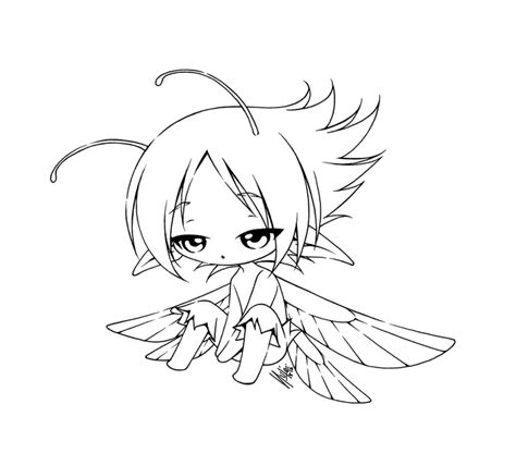 Sureyas Deviantart Gallery Chibi Coloring Pages Fairy Coloring