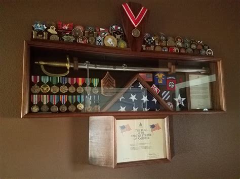 Army Retirement Shadow Box By Aarons ~ Woodworking