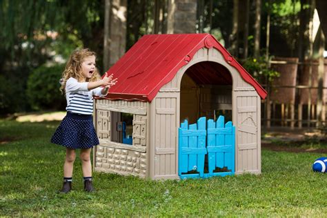 Keter Garden Outdoorindoor Kids Folding Playhouse Childrens Plastic