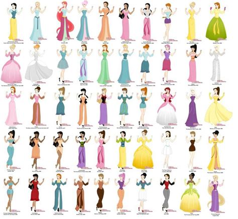 princess maker disney s 50 by failinginart disney princess names all disney princesses