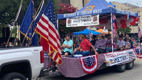 Belton Celebrated Hometown Heroes During 4th Of July Parade 2021