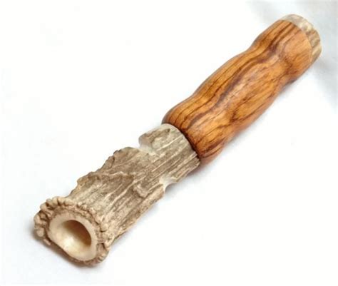 Deer Antler And Zebra Wood In This Custom Buck Grunt Call Deer Antler