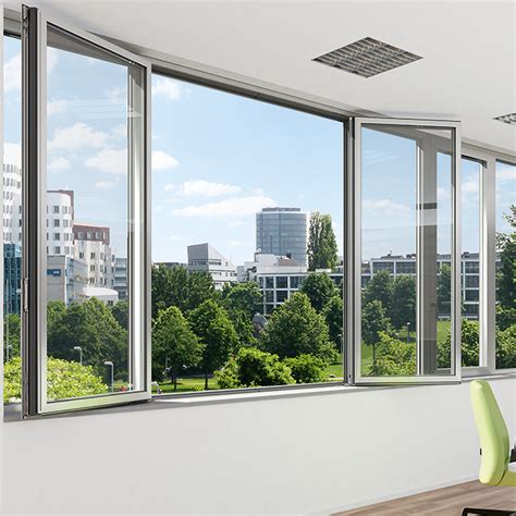 Fenêtre aluminium à ouvrant caché, 20% de clair de vitrage en plus