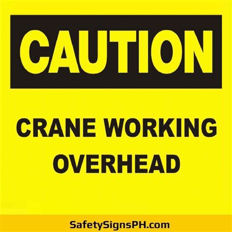Crane Safety Signs Philippines
