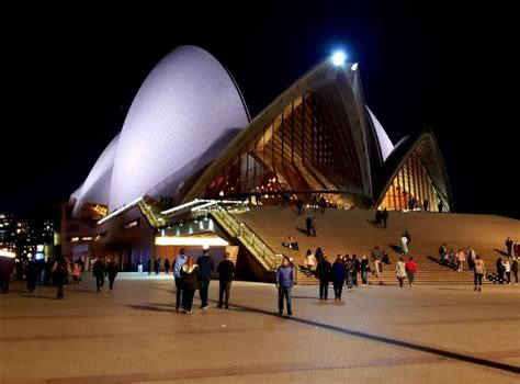 Sydney Opera House Night Road Trip And Travel