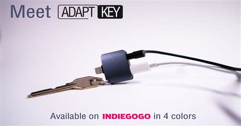 Adaptkey The Portable Iphone 7 Keychain Adapter Indiegogo