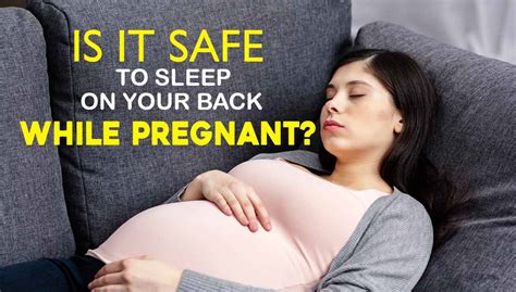 Sleeping On Back While Pregnant Is It Safe Womens Frame
