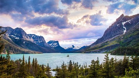 Desktop Wallpaper Beautiful Glacier National Park Hd Image Picture