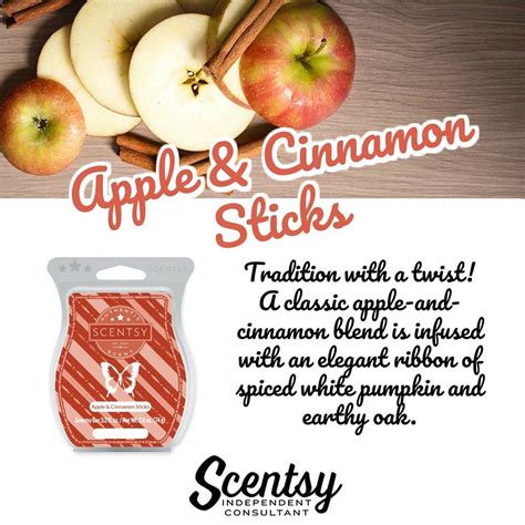 Apple And Cinnamon Sticks Scentsy Wax New For Fall 2017 Scentsyfallwax