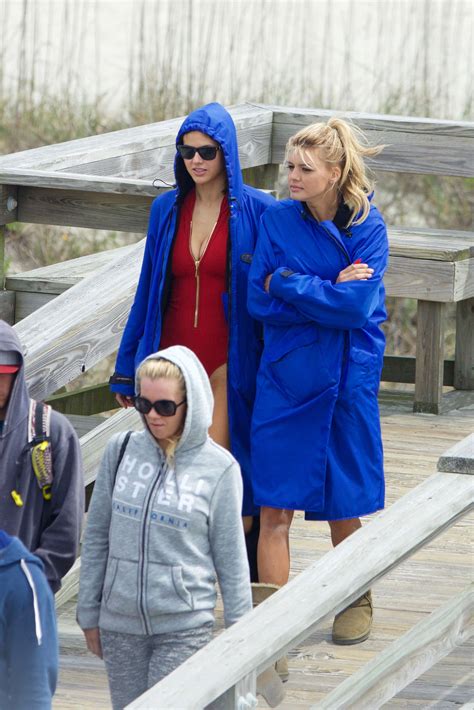 Alexandra Daddario and Kelly Rohrbach â On the Set of âBaywatchâ in Tybee luvcelebs