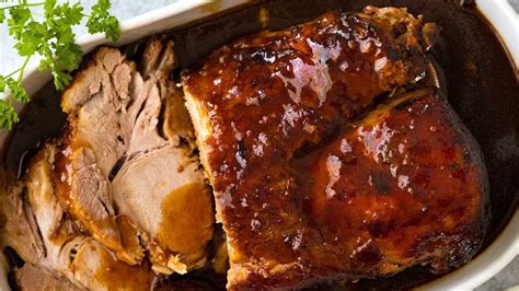 Honey Butter Pork Tenderloin Slow Cooker - Baked Acorn Squash