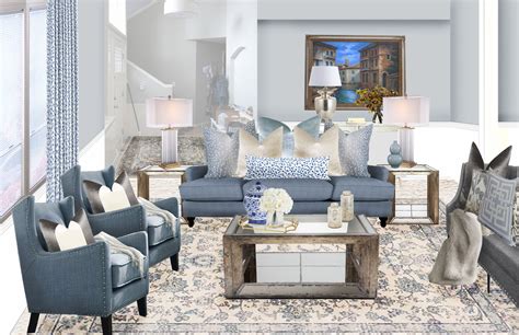 Contemporary Glam Living Room By Havenly Glam Living Room Room