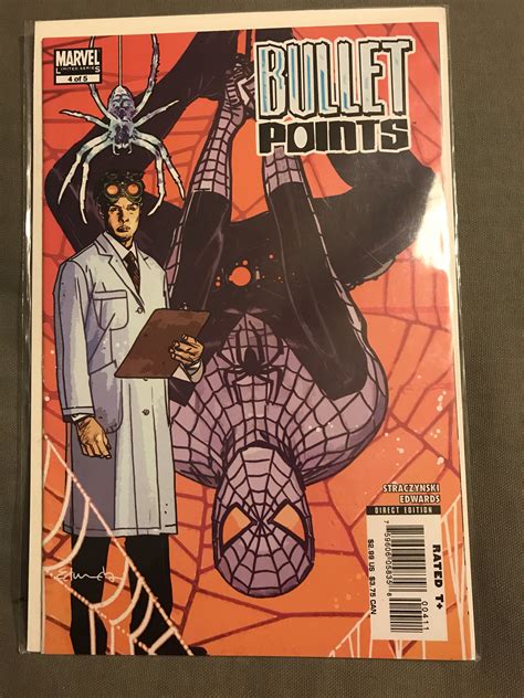 Bullet Points 4 Spiderman Bruce Banner Comic Book Cover