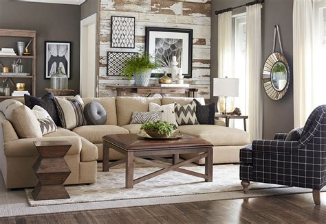 Sutton U Shaped Sectional By Bassett Furniture Contemporary Living