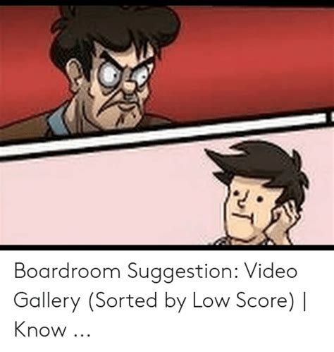Boardroom Suggestion Video Gallery Sorted By Low Score Know Video