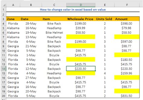 How To Change Color In Excel Based On Value Excelchat Excelchat