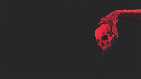 Black Grunge Aesthetic Skeleton Wallpaper