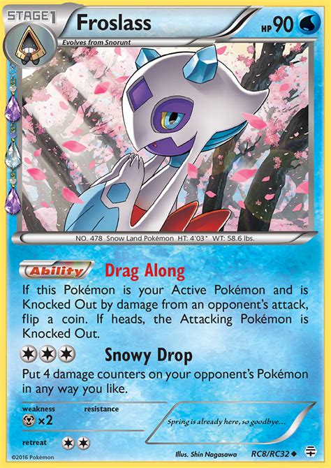 Pokemon Price 2016 Generations Radiant Collection Froslass