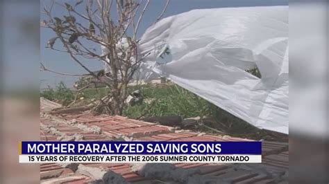 Mother Paralyzed After Saving Sons Recalls Tornado Youtube