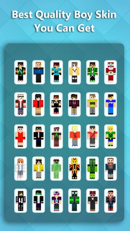 Best Boy Skins Pro Skin Collection For Minecraft Pocket Edition By