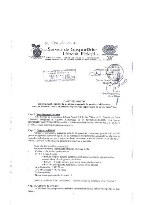 Act Aditional Prelungire Contract De Comodat Comuna S C La Eni Hot