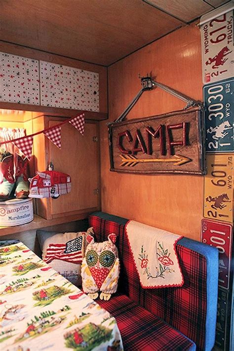 Retro Camper Interior Ideas 72 Camper Decor Vintage Camper Interior