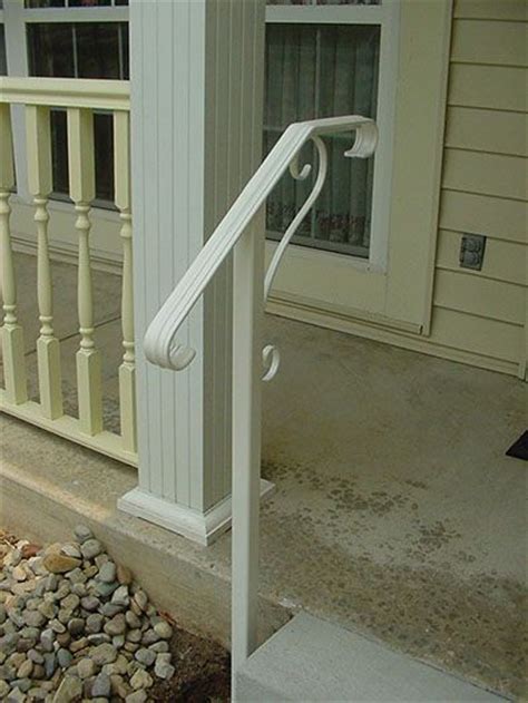 Our new railing top has a classic handrail design with an ornamental cap. Perpetua Iron Simple and Functional Railing Page | Outdoor ...
